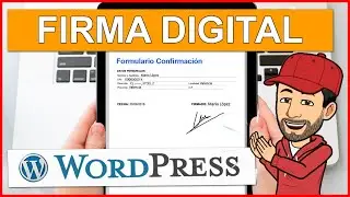 🖐️ Como crear firma digital a pdf desde formularios contact form, wordpress 58, tutorial español.