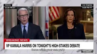 CNNs Anderson Cooper challenges Kamala Harris on Bidens debate performance