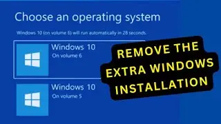 Remove the Extra Windows Installation | How do I uninstall a second OS without formatting?