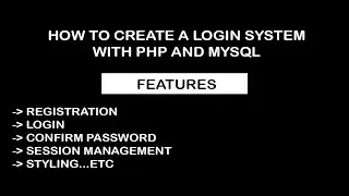 How to Create a Login System with PHP and MySQL