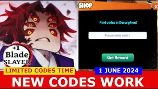 *NEW CODES*😤[Breath]😤 +1 Blade Slayer [UPD] ROBLOX | LIMITED CODES TIME | JUNE 1, 2024