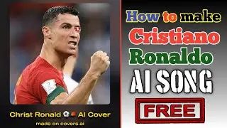 CRISTIANO RONALDO AI SONG - How to make ronaldo ai voice || Cover ai tutorial