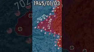 Battle of the Bulge (WW2) *Every Day* #shorts #animation #map