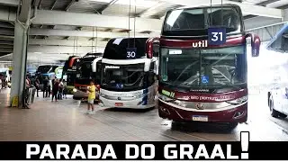 MUITOS ÔNIBUS DIFERENTES NO GRAAL RESENDE UMA LOUCURA DE PREÇOS É ALMOÇAR NESSE LUGAR