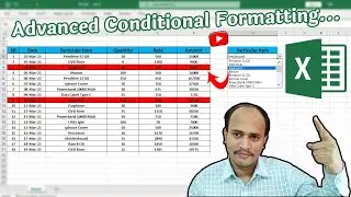 Advanced Conditional Formatting on Excel | Easy Excel Conditional Formatting Color 2022