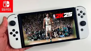 NBA 2K25 on Nintendo Switch OLED