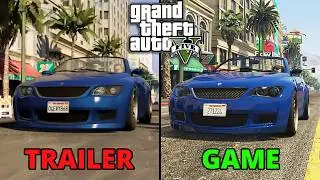 GTA 5 (Today) VS First Trailer - Comparison