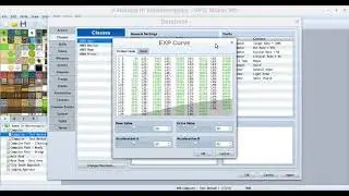 RPG Maker Tutorial Part 036: Database: Classes Exp Curve - Making 