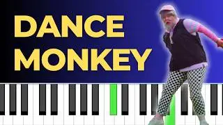 Dance Monkey - Tones and I  - Piano Tutorial | BEGINNER