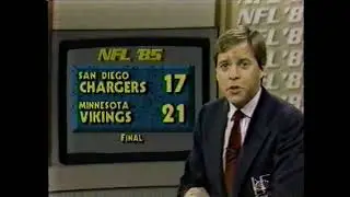 San Diego Chargers vs Minnesota Vikings (October 20, 1985) 