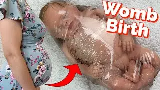 Silicone Baby Womb Birth | Realistic Doll Roleplay