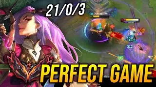 THE PERFECT KATARINA GAME?!? 21 KILLS IN 15 MINUTES IN HIGH ELO