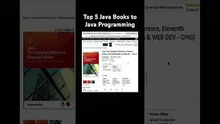 Top 5 Java Books to Learn Java Programming #java #books