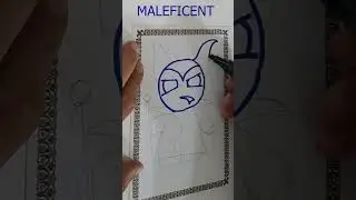 Malificent Doodle 