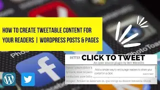 How to Add Click to Tweet Boxes in Your WordPress  Post & Pages