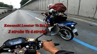 Kawasaki Leostar SSR Vs Rs150 Repsol | battle of 2 stroke & 4 stroke | kakayanin kaya ni Rs150 ko?