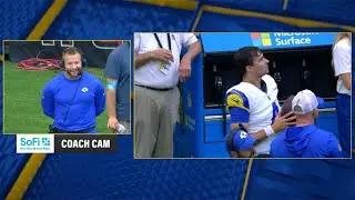 Sean McVay & Les Snead's In-Game Interviews vs. Texans | Coach Cam