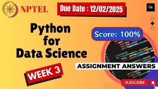 Python for Data Science Week 3 Assignment Answers | Jan 2025 | Learn in brief