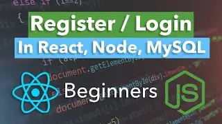 Register and Login Page Tutorial | ReactJs, NodeJS, MySQL (Beginner)