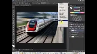 Photoshop cs6 tutorial out of bounds 3d train