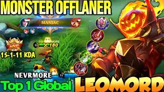 LEOMORD BEST BUILD IN 2022 | TOP 1 GLOBAL LEOMORD NEVRMORE - MOBILE LEGENDS