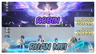 Robin vs Ruan Mei for Hypercarry Team Comparison - Honkai Star Rail Robin