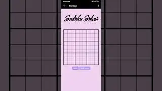 Sudoku solver using html css and javascript #coding #creativity #agile #artificialintelligence #5g