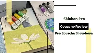 Pro Gouache Showdown - Shinhan Pro Designer Gouache Review