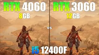 i5 12400F : RTX 4060 vs RTX 3060 - Test in 9 Games in 2024