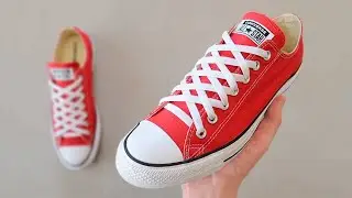 HOW TO DIAMOND LACE CONVERSE (BEST WAY!)