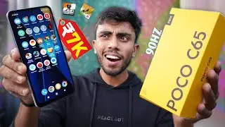 I Bought Best Budget SmartPhone From Flipkart! 7,000-/RS 🤩 *POCO C65* Hard Gaming & Camera Test ⚡️