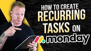 The EASIEST way to create recurring tasks on Monday.com!