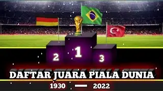 Pemenang piala dunia fifa world cup daftar fifa world cup  winners 1930  2022