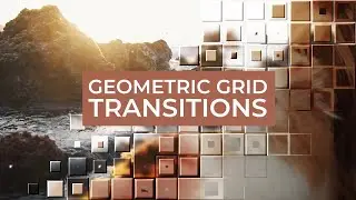 Geometric Grid Transitions Premiere Pro Templates