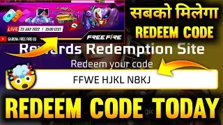 Free Fire Redeem Code Today 19 July 2022 | New Redeem Code Free Fire | Redeem Code Free Fire