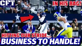 Cowboys after destroying Dak & the offense are hitting their stride! We now have buisness to HANDLE!