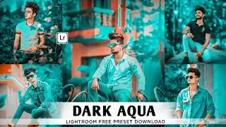 Dark Aqua Presets - Lightroom Mobile Presets DNG || Aqua Tone Preset 🔥|| Lr Free Presets Download