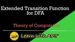 Extended Transition Function For Deterministic Finite Automata(DFA) /Transition Function for DFA