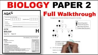 Biology Paper 2 FULL Walkthrough Grade 8/9 (2023)