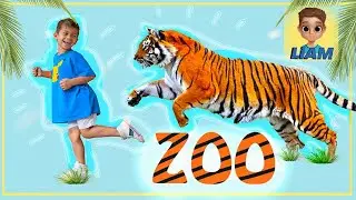 LiAM GOES TO THE ZOO ! | TRIP TO THE ZOO | LEARN ABOUT ANIMALS #howtokids #youtubekids