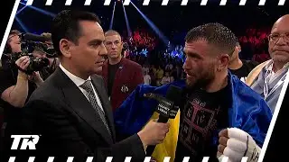 Lomachenko Thinks He Beat Haney, Dont Know What is Next | POST-FIGHT INTERVIEW