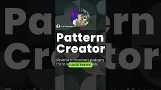 Красивый паттерн в фигма с помощью плагина Pattern Creator 🔥