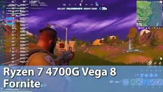 Ryzen 7 4700G (PRO) Vega 8 - Fortnite - Gameplay Benchmark (1440p)