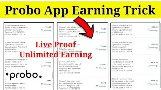 Probo App Earning Trick 😱 | Probo App Live Earning Proof|