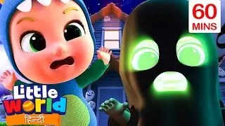 Halloween Song | Little World | Nursery Ryhmes For Kids | Little World In Hindi