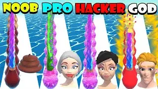 NOOB vs PRO vs HACKER vs GOD in Makeup Brush