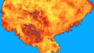 Blue Screen Green Screen Explosions Pillars of Fire Bomb HD - Footage PixelBoom