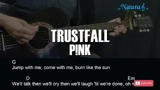 P!NK - TRUSTFALL Guitar Chords Lyrics