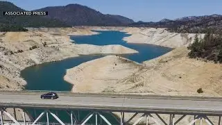 Dramatic photos show how storms filled California reservoirs