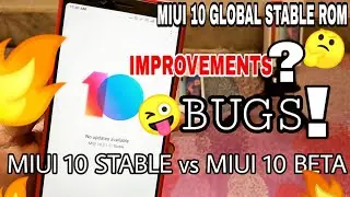 [SUBTITLES] MIUI 10 Global Stable ROM || My Thoughts My Opinion || Beta vs Stable ||